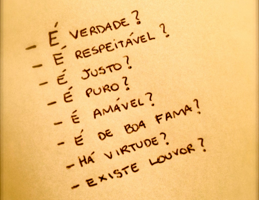 Meu checklist